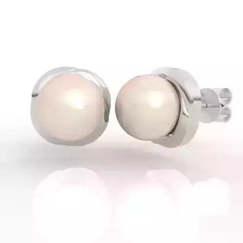 Pearl Stud Earrings