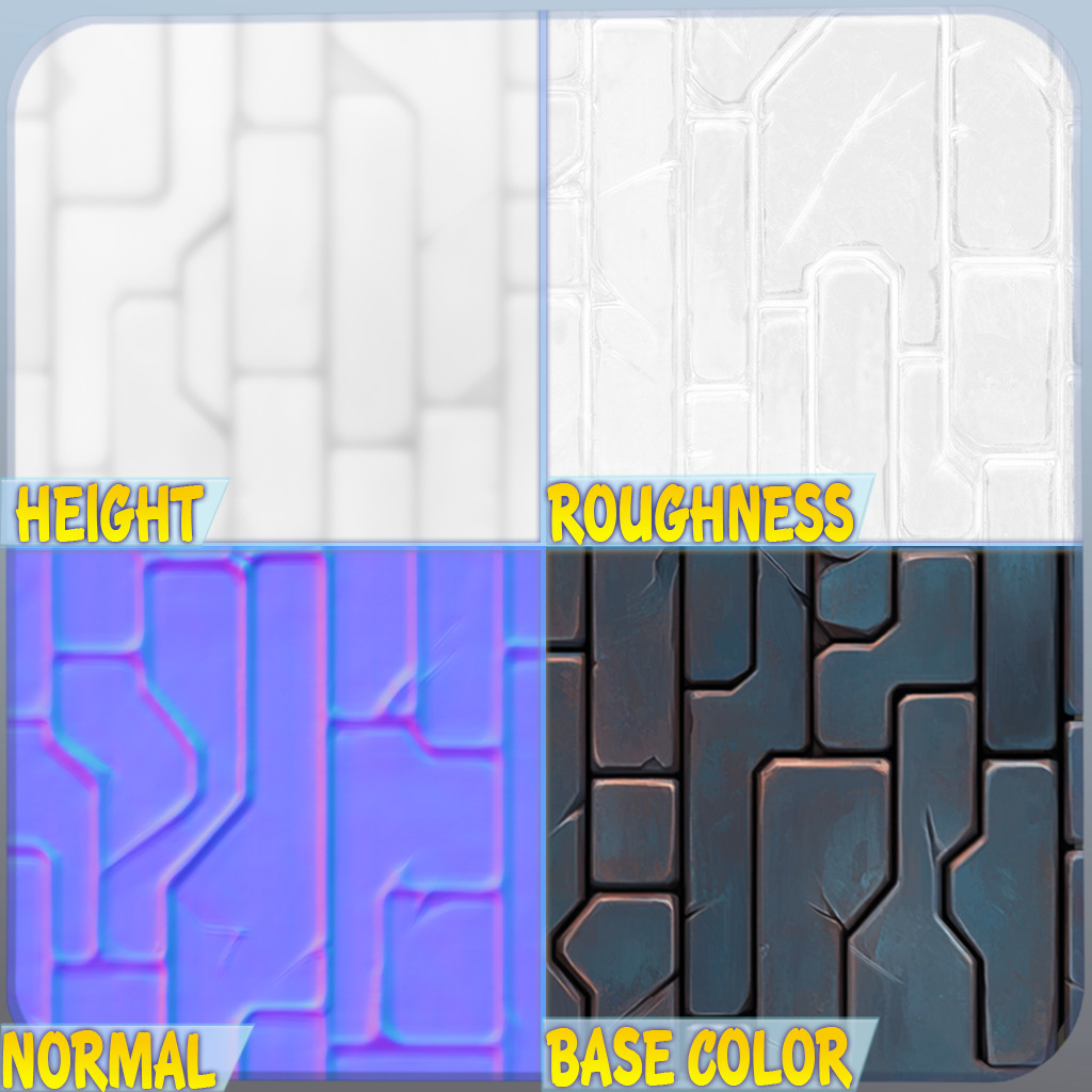 SciFi Seamless Texture Texture_1