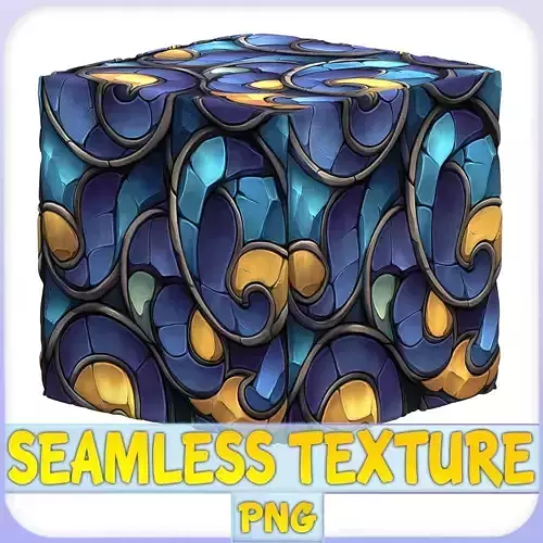 Stained Glass Seamless Texture Texture