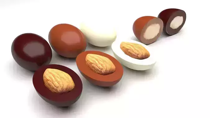 Chocolate Covered Almonds 3D model
