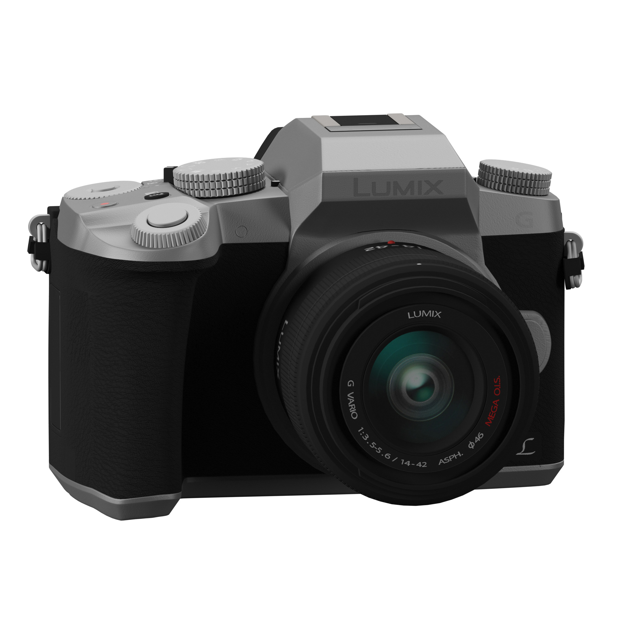 Panasonic LUMIX G7KS 4K Mirrorless Camera Low-poly 3D model_2