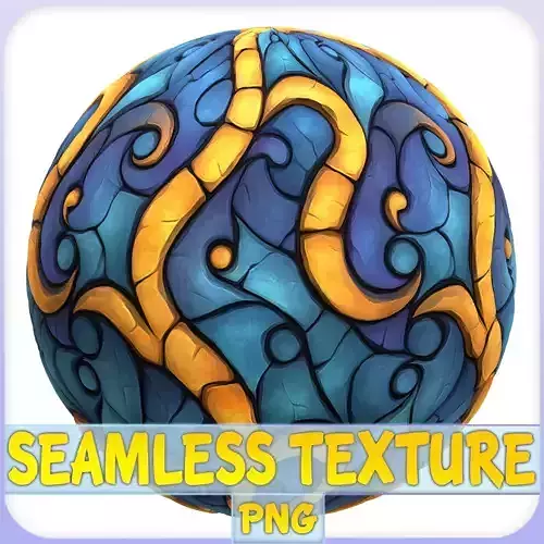  Stained Glass Seamless Texture