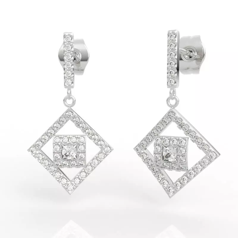 Elegant Earrings 3D print model