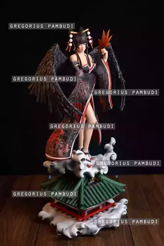 Nyotengu Dead or Alive Fan Art Statue 3d Printable 3D print model