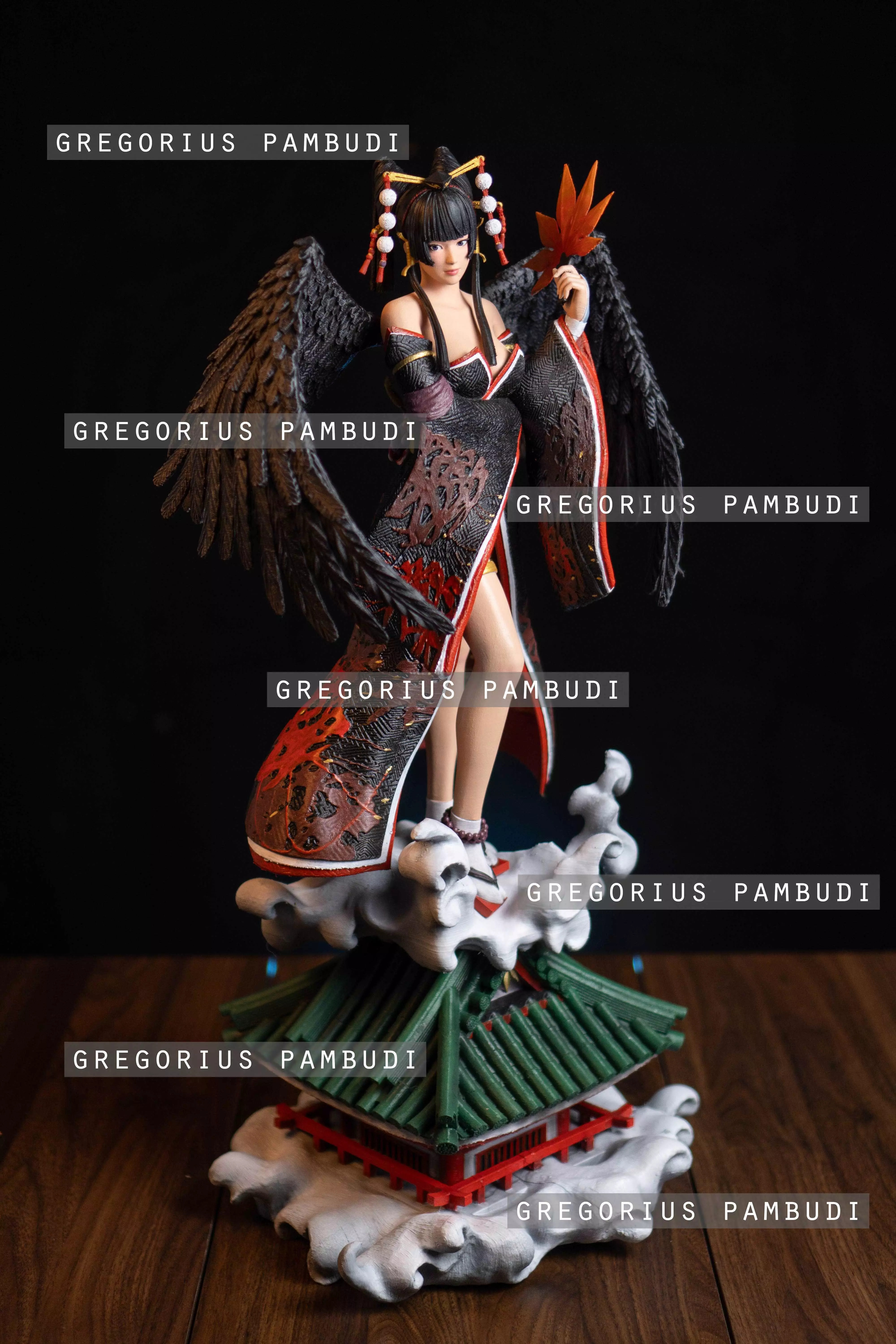 Nyotengu Dead or Alive Fan Art Statue 3d Printable 3D print model_0