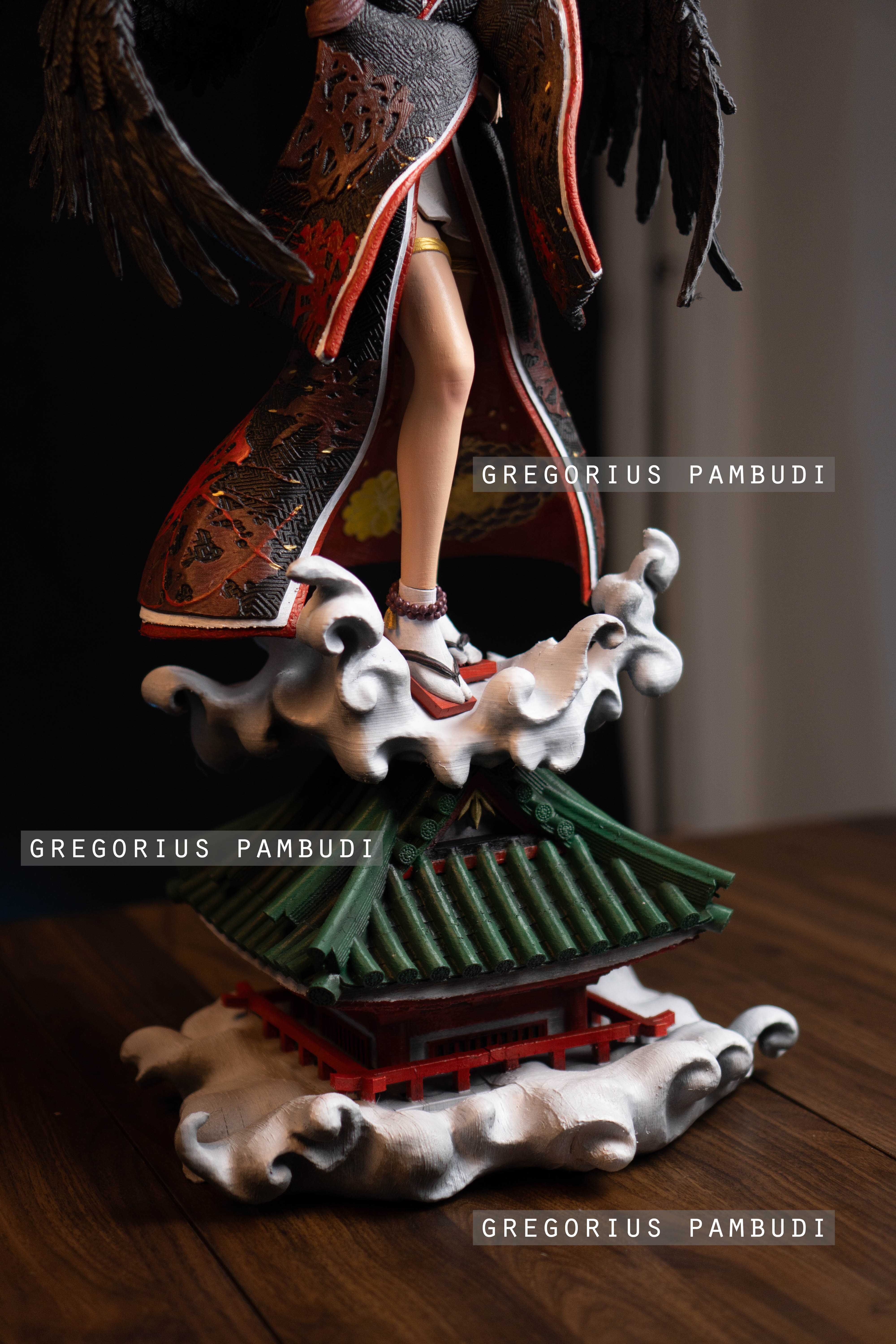 Nyotengu Dead or Alive Fan Art Statue 3d Printable 3D print model_11