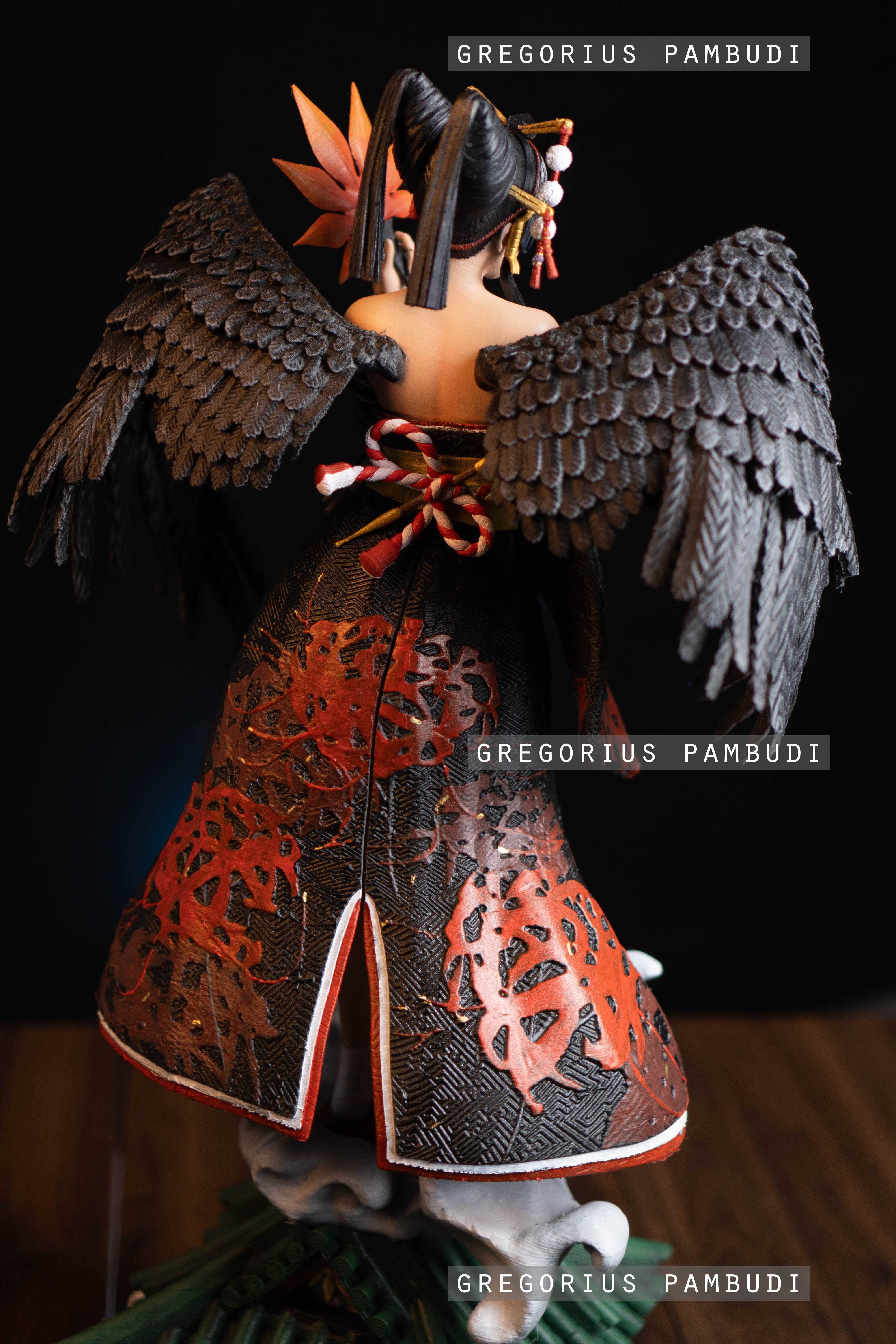 Nyotengu Dead or Alive Fan Art Statue 3d Printable 3D print model_13