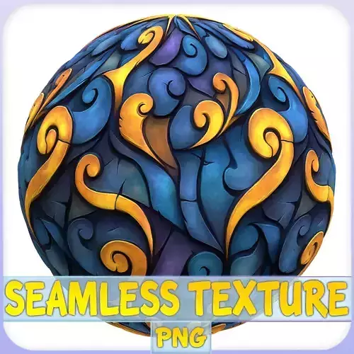 Stained Glass Seamless Texture