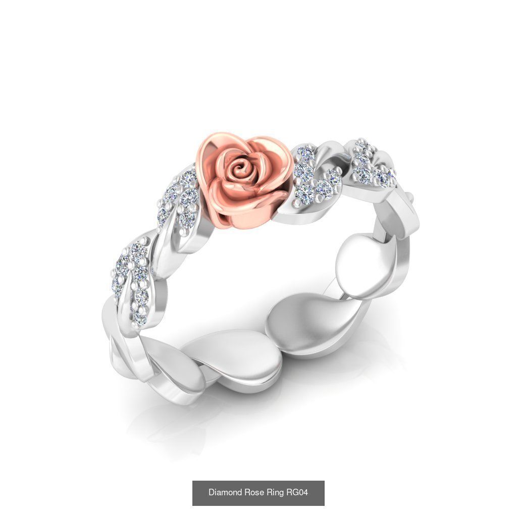 Diamond Rose Rings Collection _8