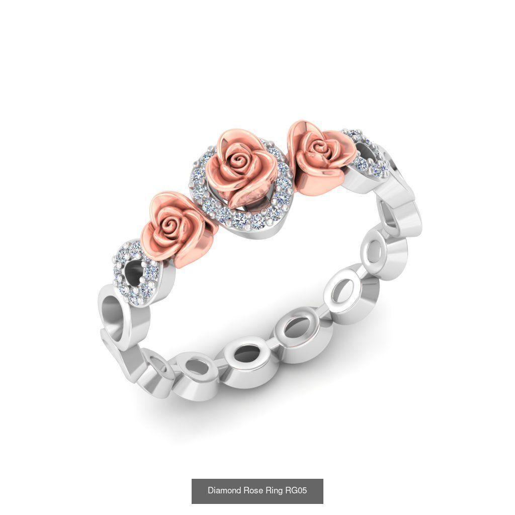 Diamond Rose Rings Collection _9