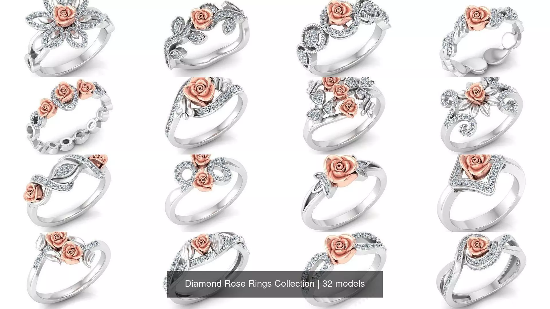 Diamond Rose Rings Collection _0