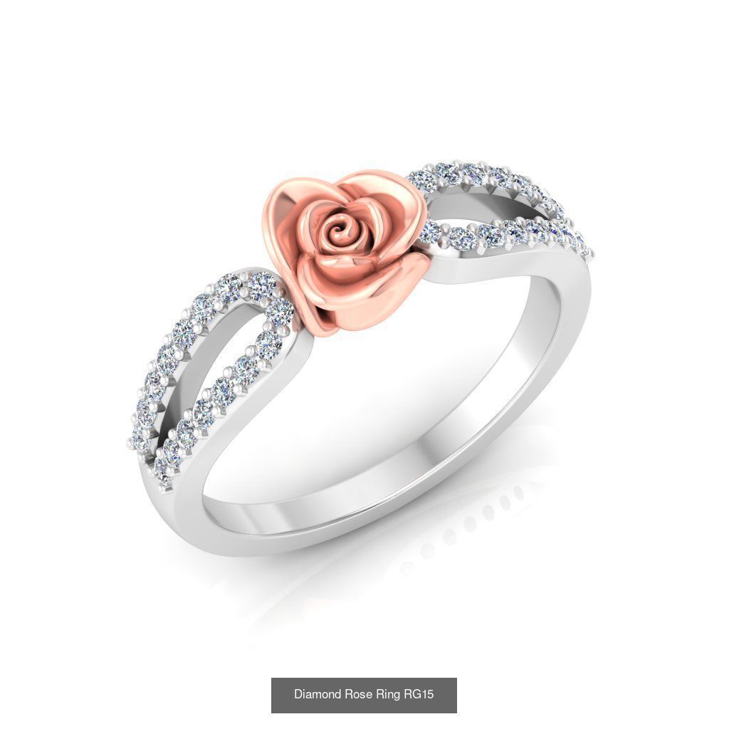Diamond Rose Rings Collection _19