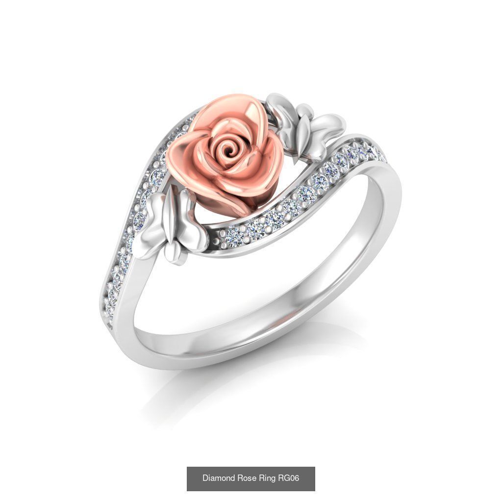 Diamond Rose Rings Collection _10
