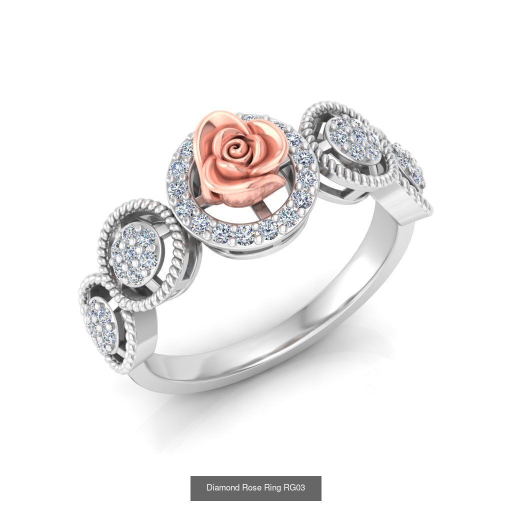 Diamond Rose Rings Collection _7