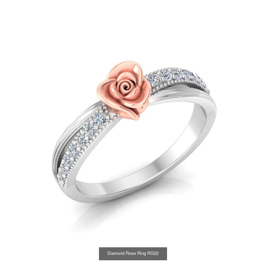 Diamond Rose Rings Collection _26
