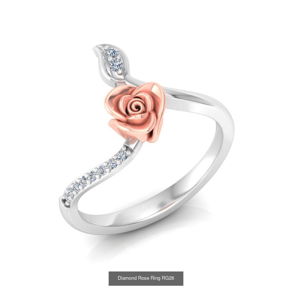 Diamond Rose Rings Collection _32