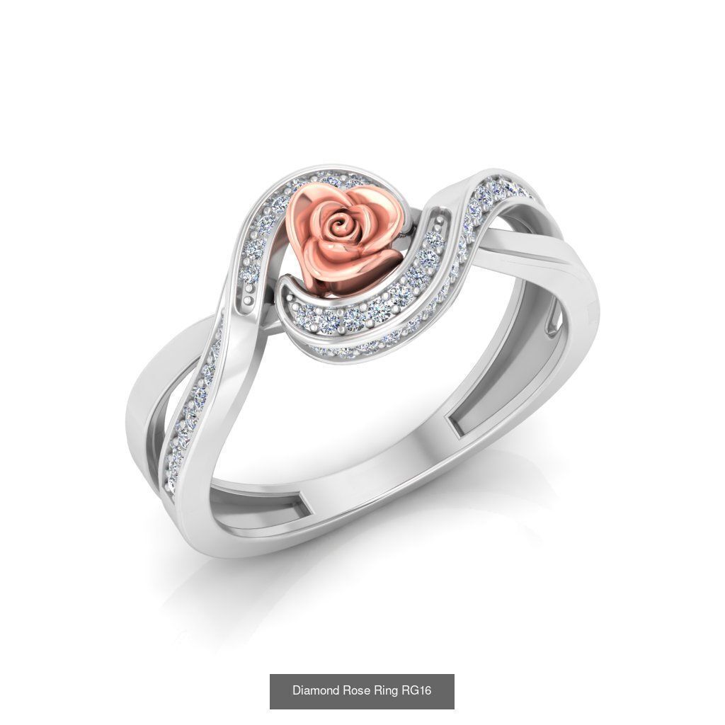 Diamond Rose Rings Collection _20