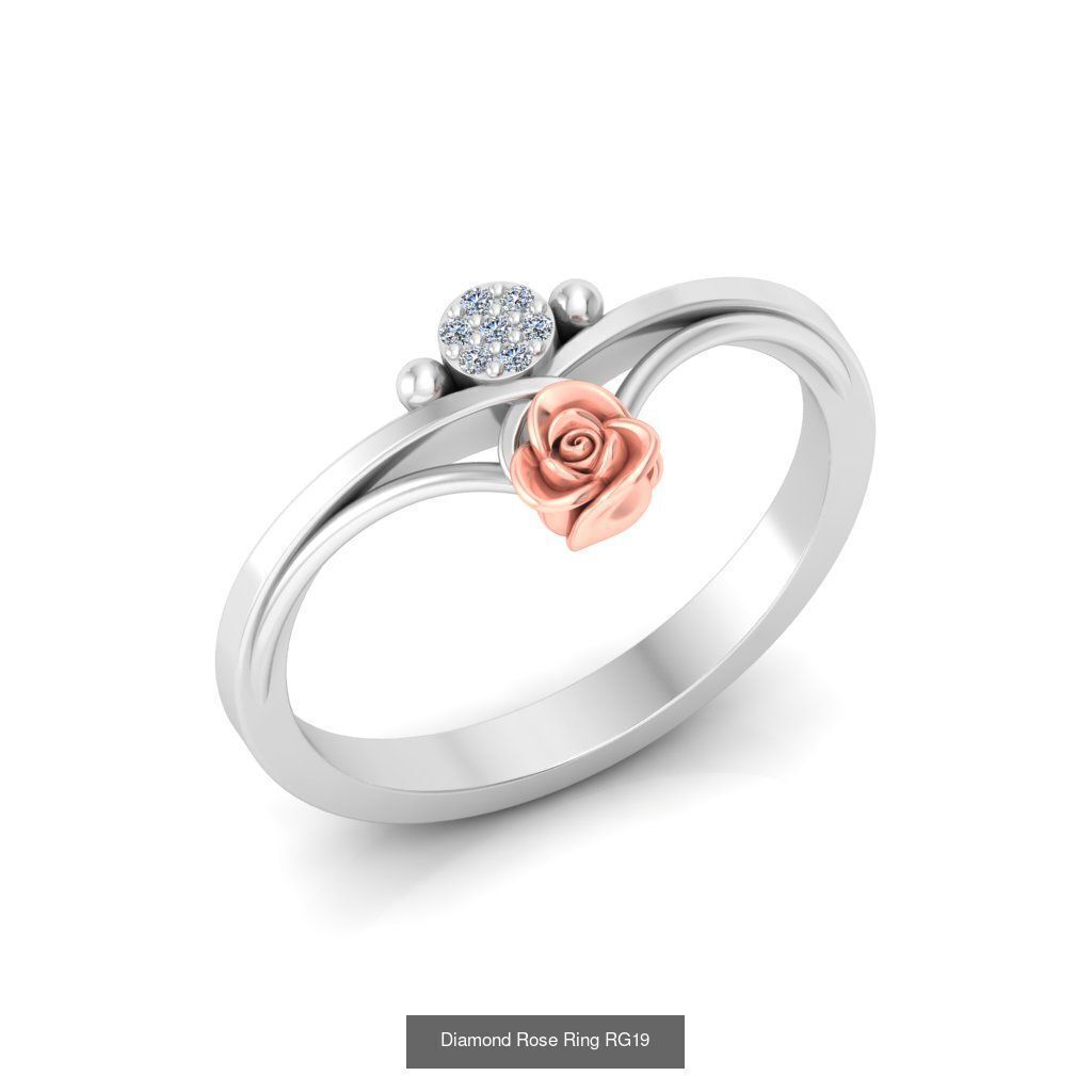 Diamond Rose Rings Collection _23