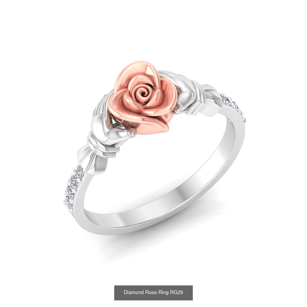 Diamond Rose Rings Collection _33