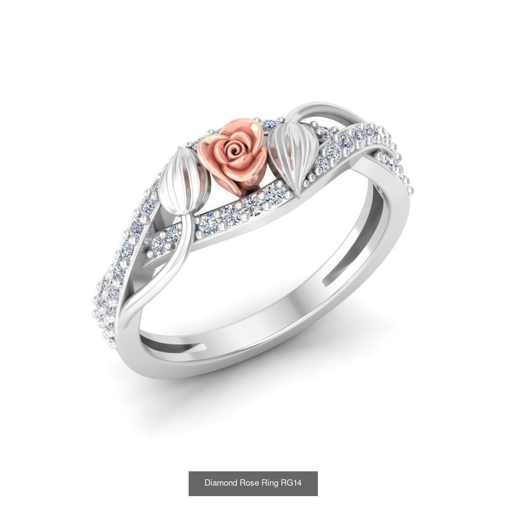 Diamond Rose Rings Collection _18