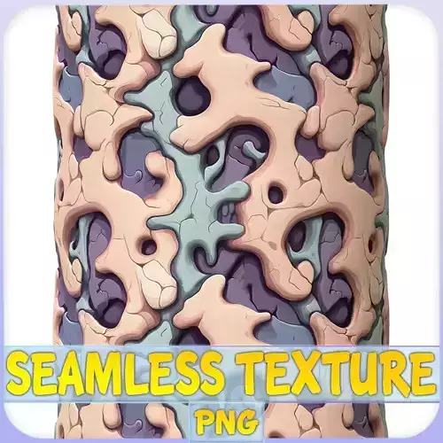 Stylized Alien Seamless Texture Texture