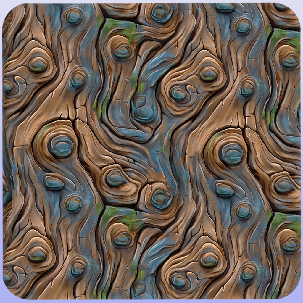 Stylized Alien Seamless Texture Texture_4