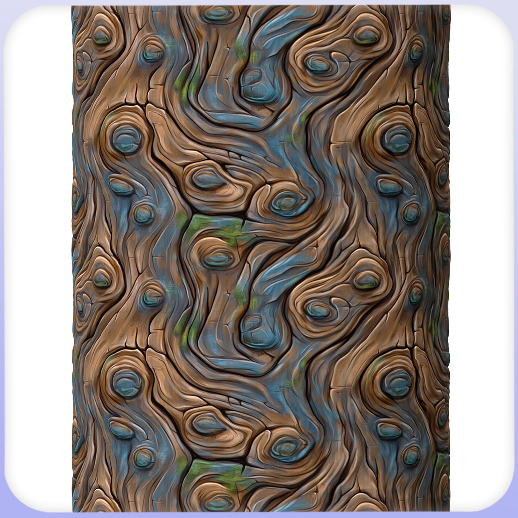 Stylized Alien Seamless Texture Texture_3