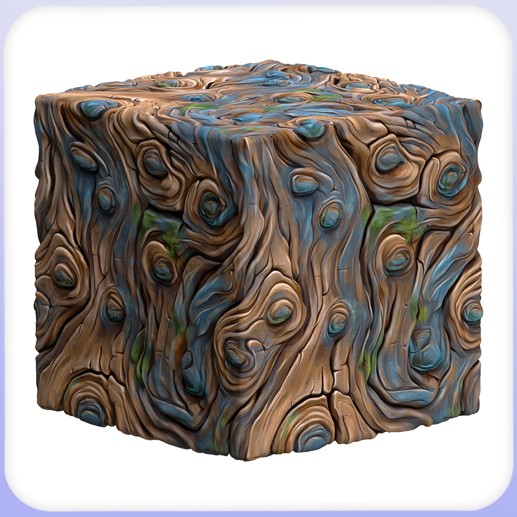 Stylized Alien Seamless Texture Texture_2