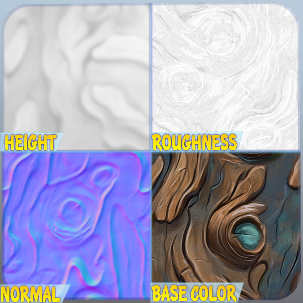Stylized Alien Seamless Texture Texture_1
