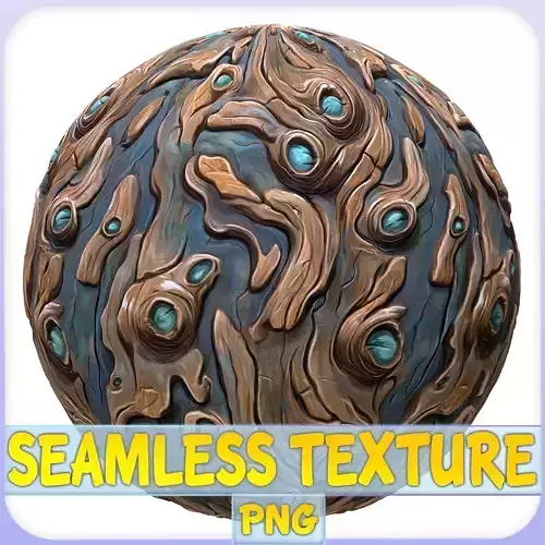 Stylized Alien Seamless Texture