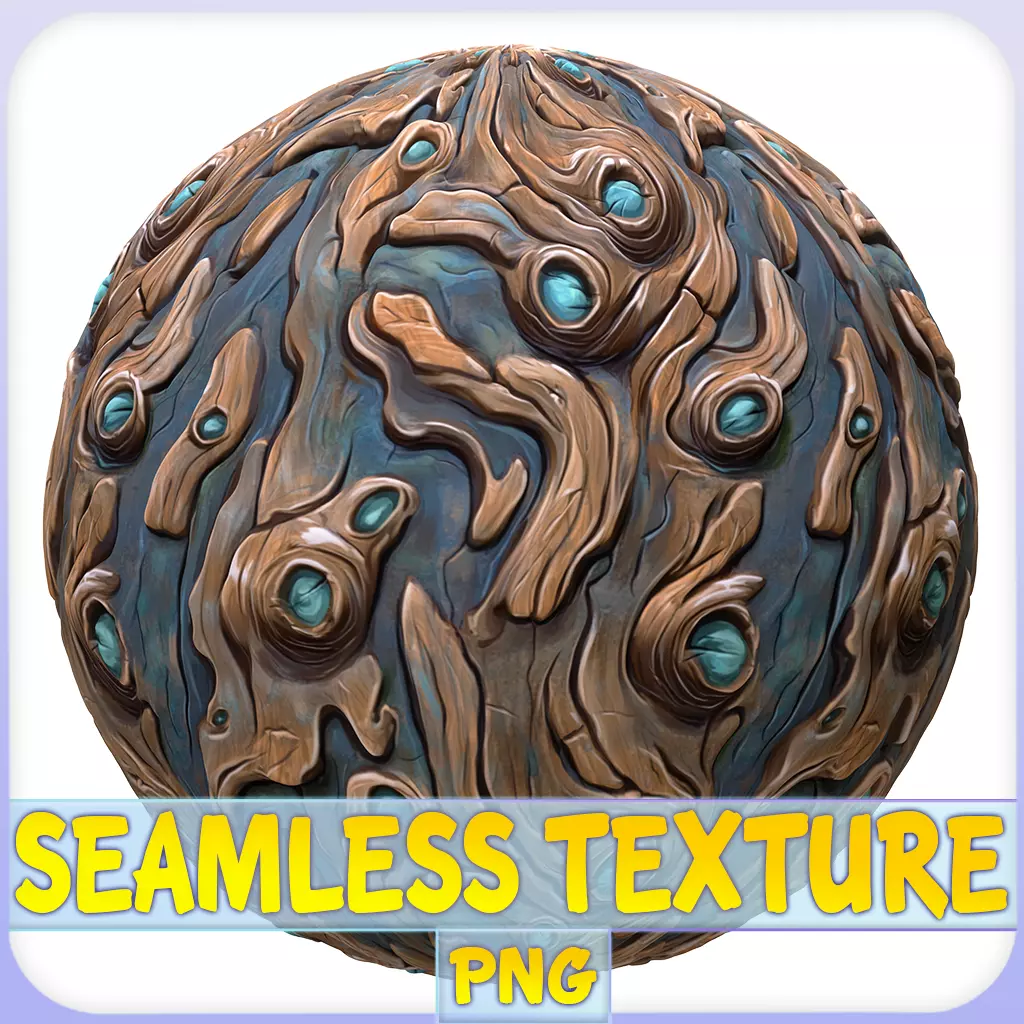 Stylized Alien Seamless Texture Texture_0