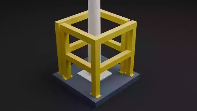 railing 002 3d model 3D model