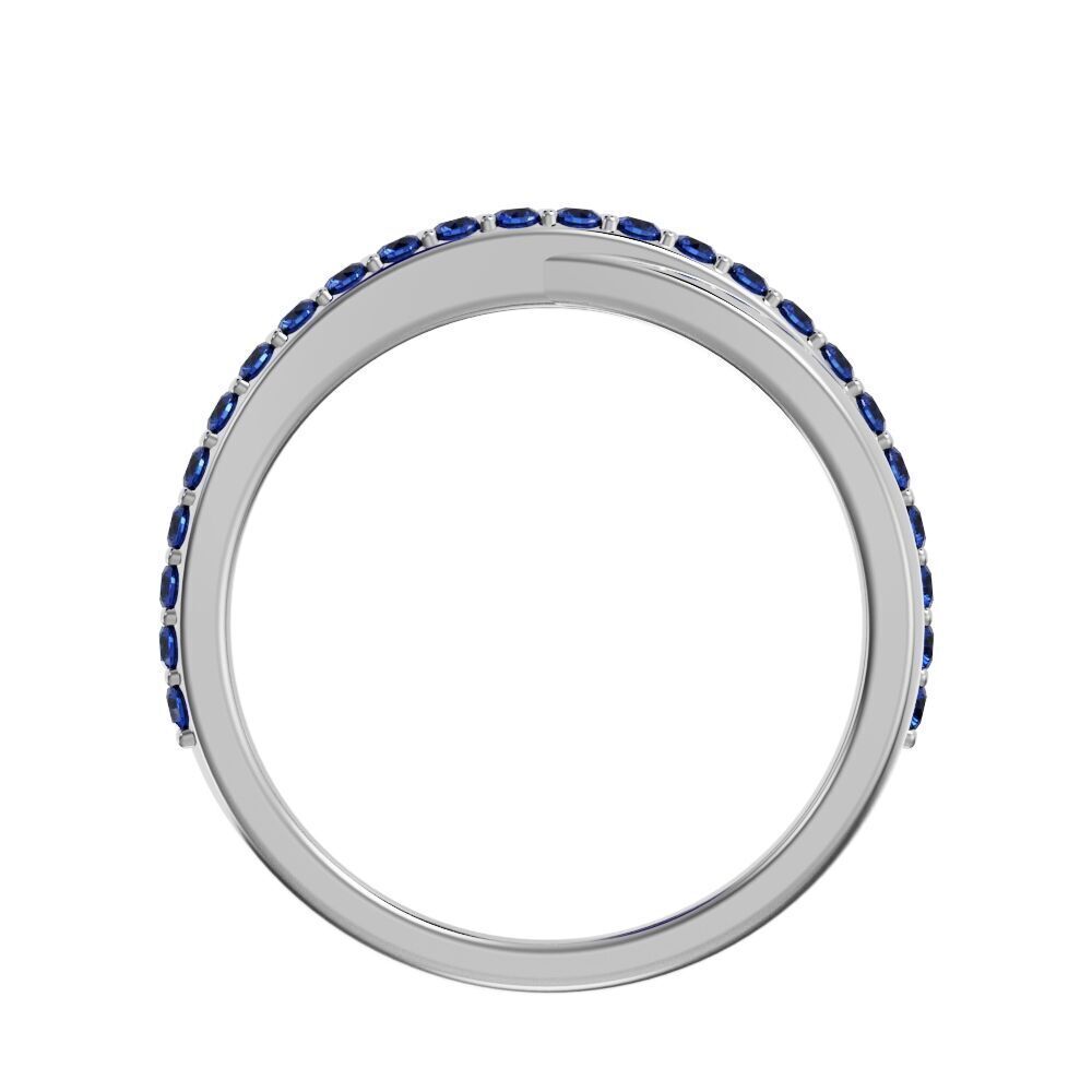 Wedding band with diamonds 3D print model_13