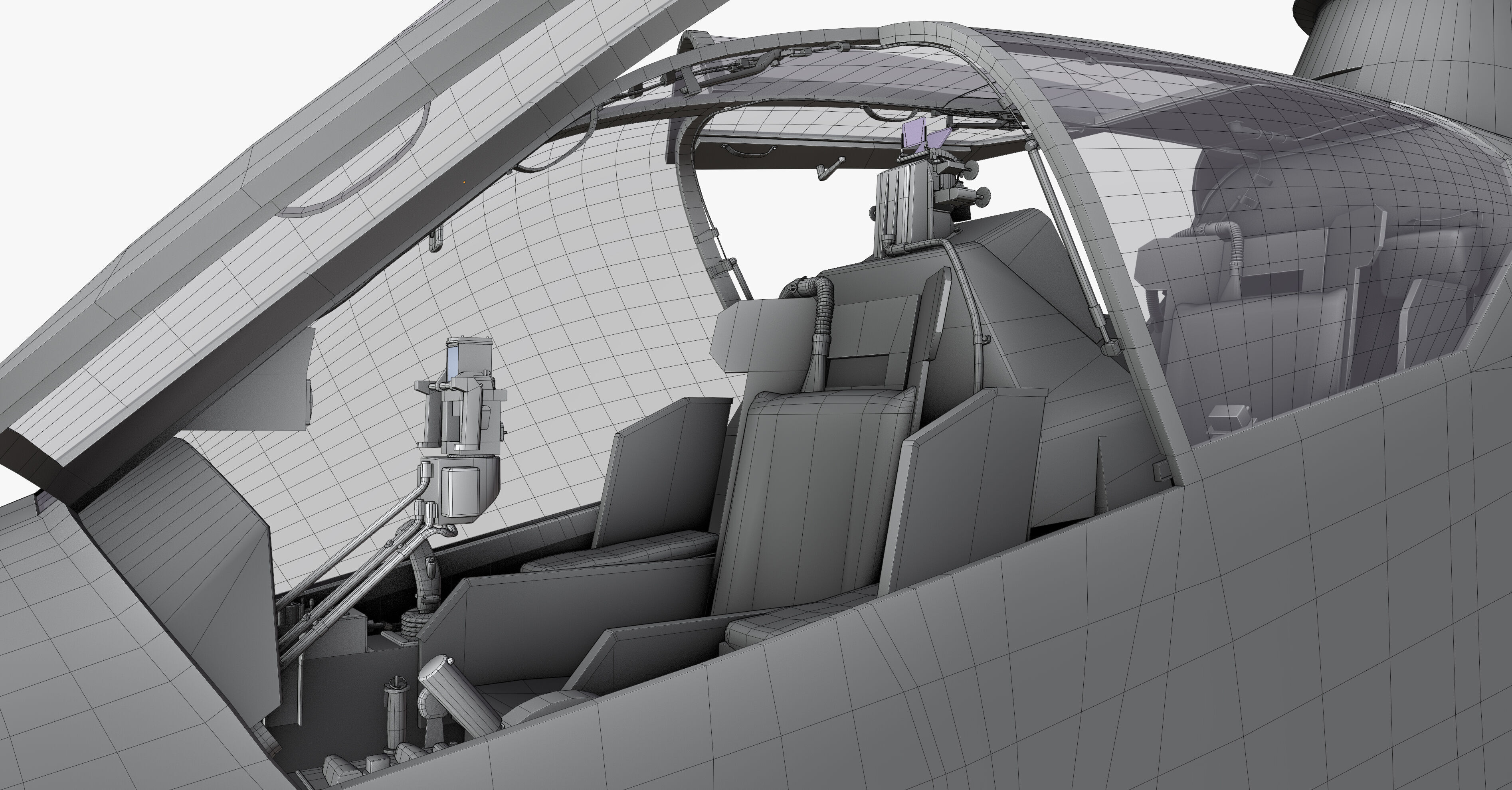 AH1G Cobra US Army Attack Helicopter Game Ready PBR 8K Model Low-poly 3D model_34