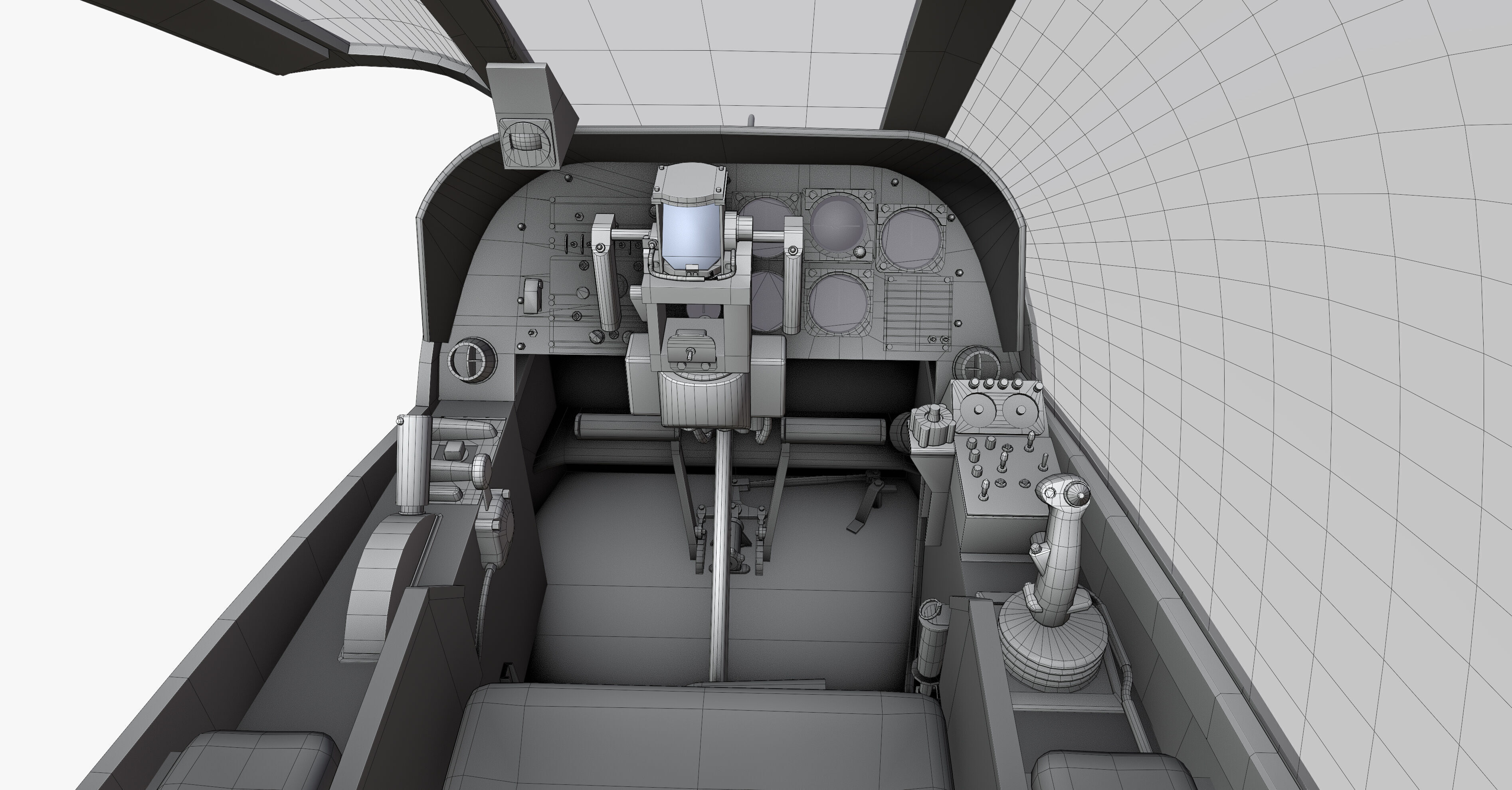 AH1G Cobra US Army Attack Helicopter Game Ready PBR 8K Model Low-poly 3D model_36