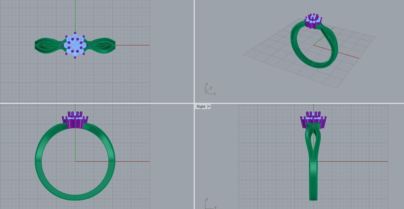 Ring 3D Model-33 Free 3D print model_7