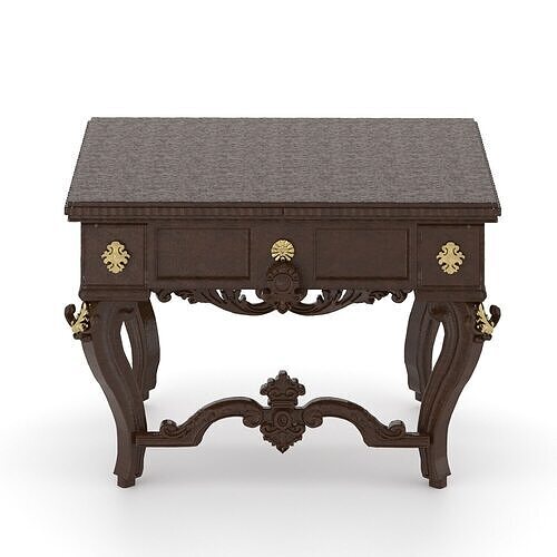 Classic Curve Console 3D model