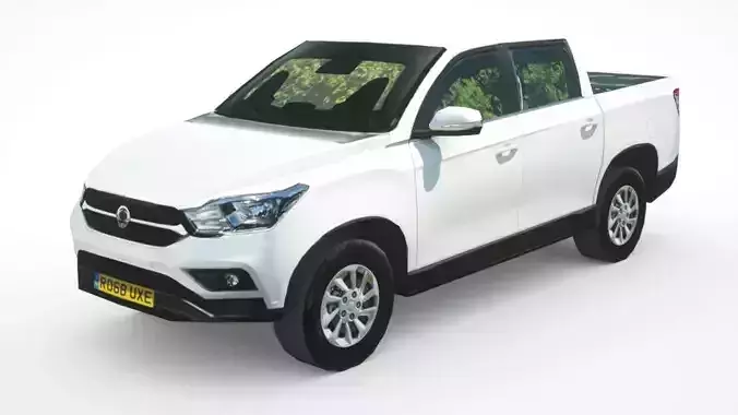 SsangYong Musso 2019 Low-poly 3D model