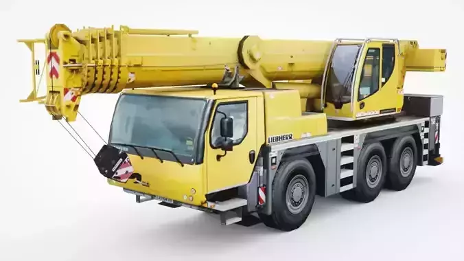 Liebherr LTM 1060-31 Low-poly 3D model
