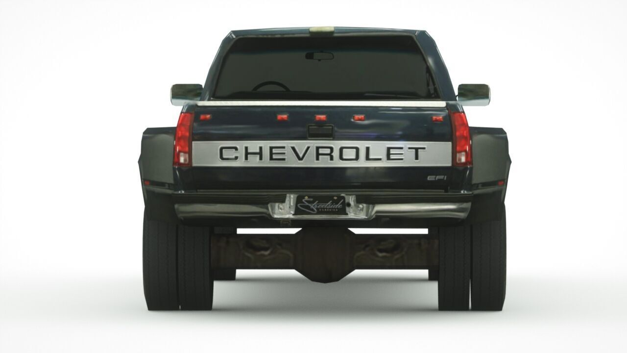 Chevrolet Silverado 1988 Low-poly 3D model_4