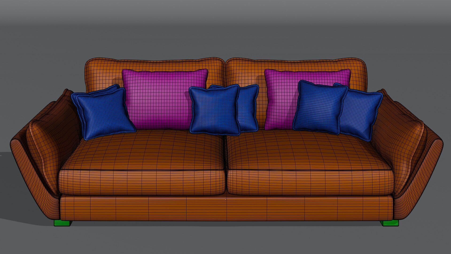 Sofa 02B 3D model_5