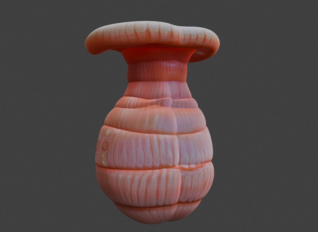 3D Model of Exocrine Gland Anatomy 3D print model_1