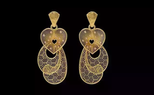 Fusion Gold Earrings A01