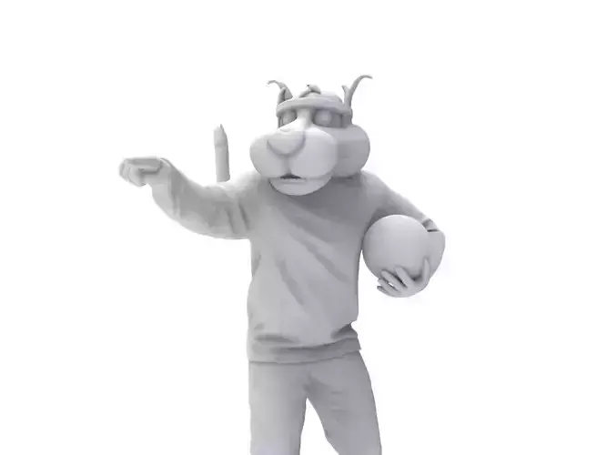 Blaze the trail cat 3D print model