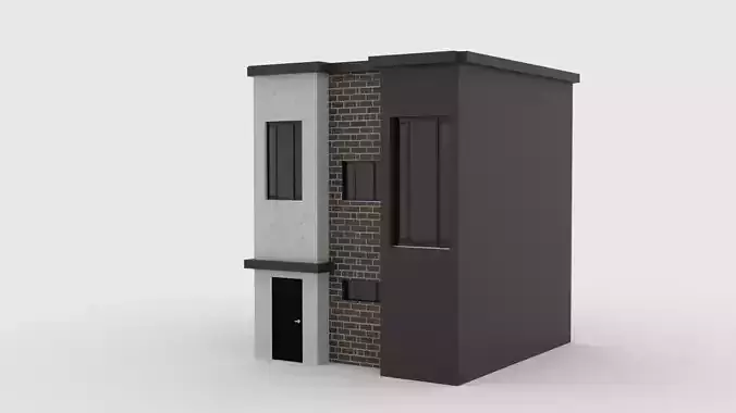 Realistic House 3D Model for high texture