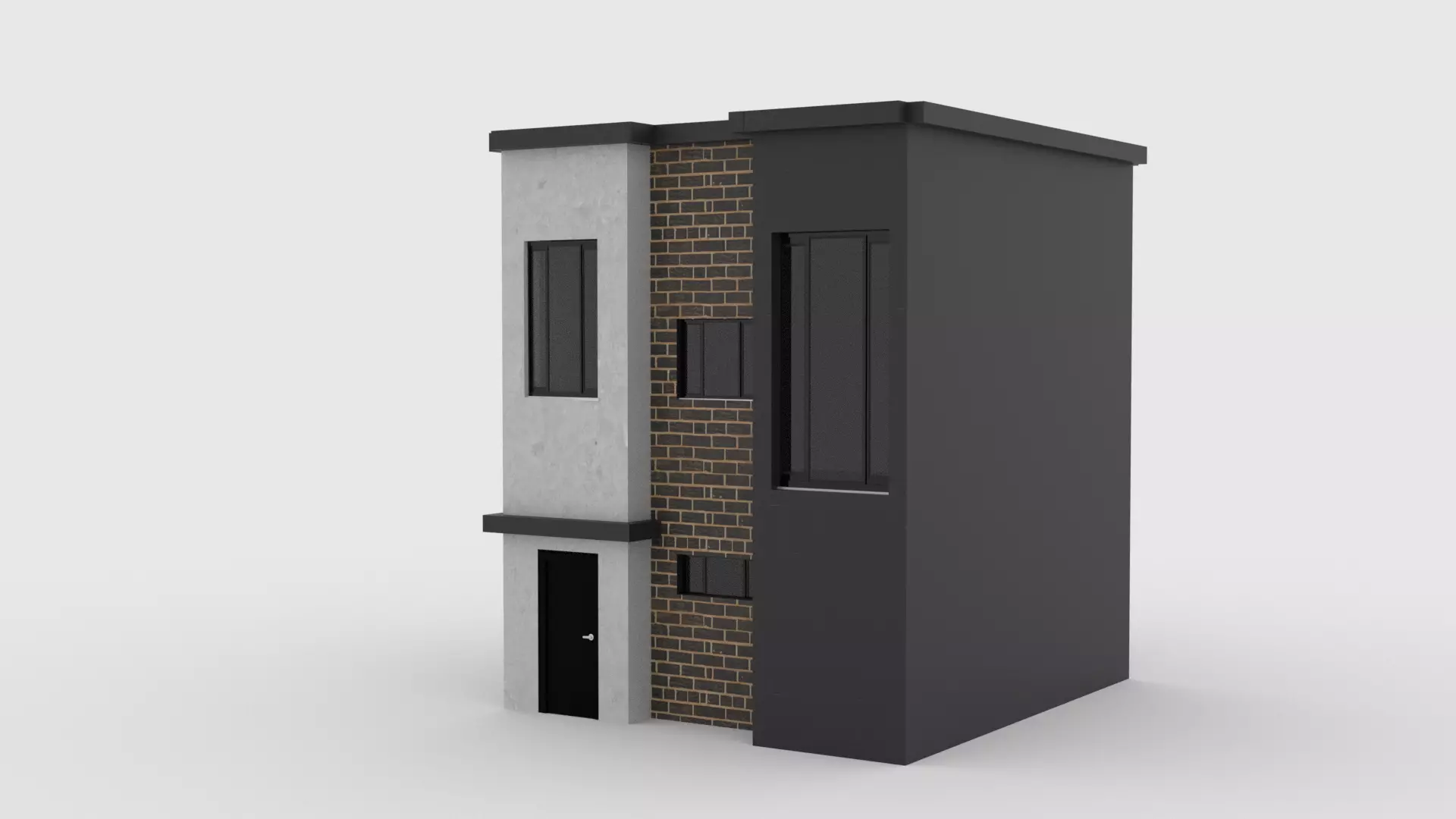 Realistic House 3D Model for high texture 3D model_0