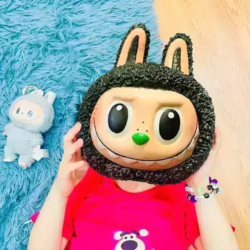 Labubu Original Head For Decoration and Wearable Cosplay