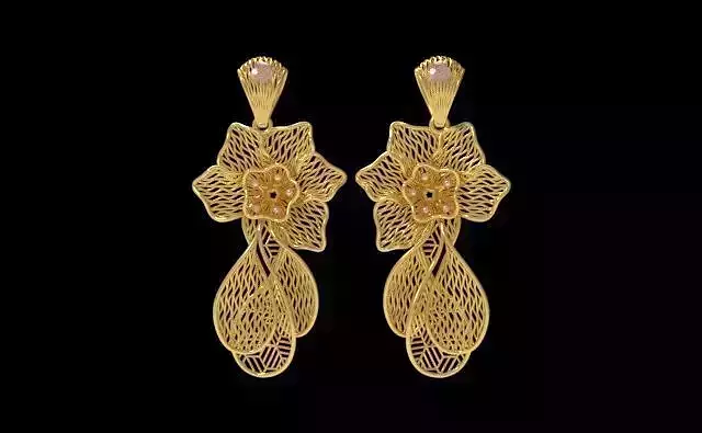 Fusion Gold Earrings A06
