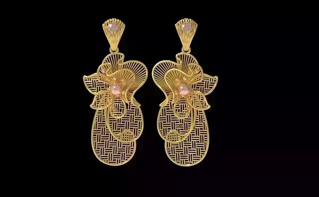 Fusion Gold Earrings A07