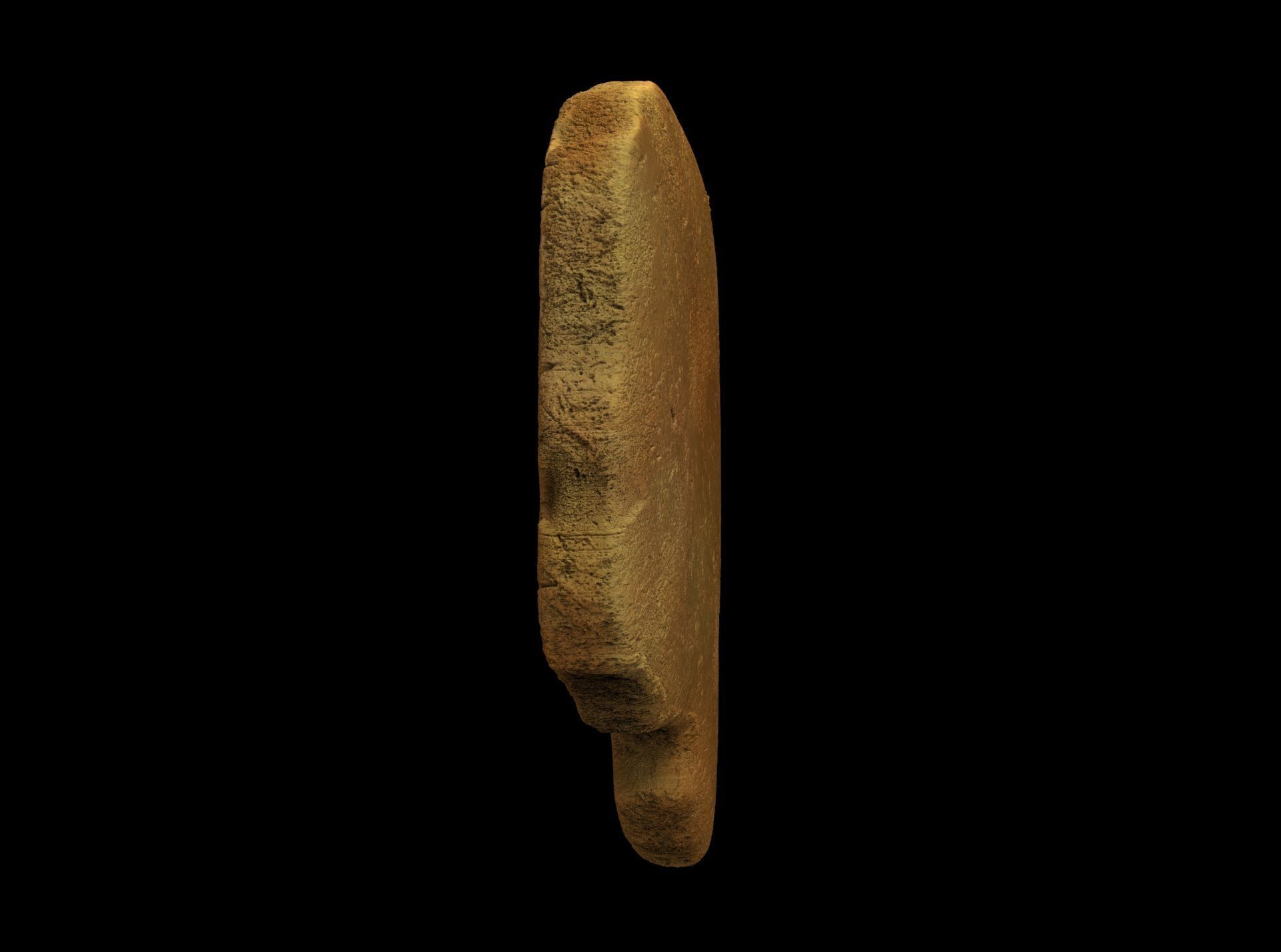 Gezer Calendar 10th BCE 3D print model_5